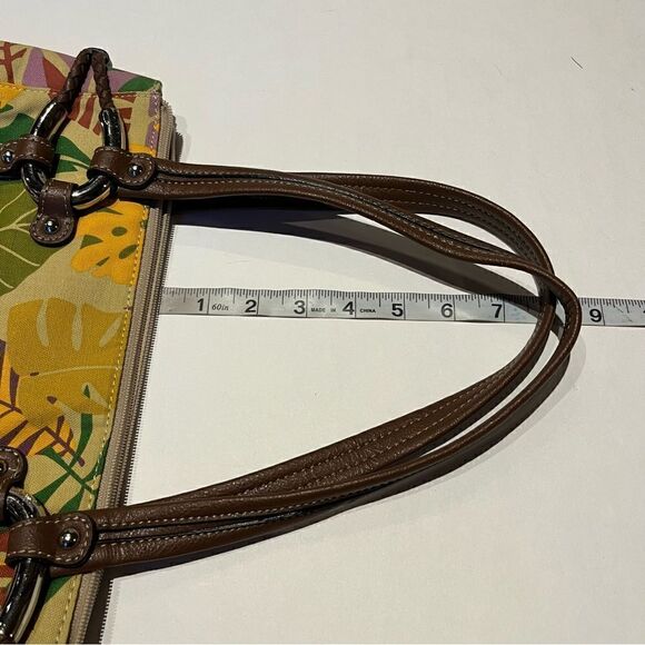 Relic by Fossil Shoulder Handbag Medium Size Yellow/Green Multi floral - Picture 13 of 14